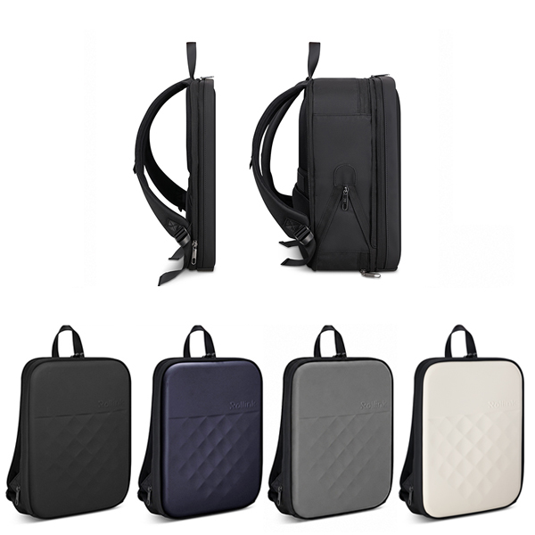 FoldPro תיק גב מתרחב חזית קשיחה למחשב נייד עד ‎'15.6 של מותג המזוודות החכמות Rollink